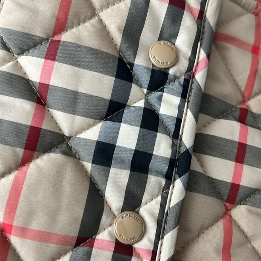 Burberry Halima Check-Print Quilted Jumper, NWT, Size 12 Mos - Picture 11 of 14